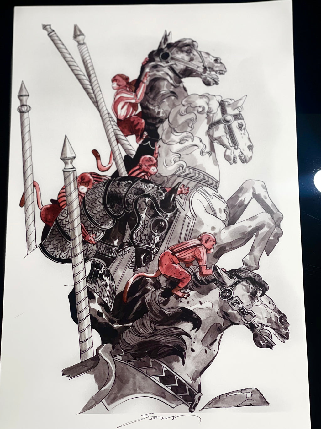 Cavalcade print