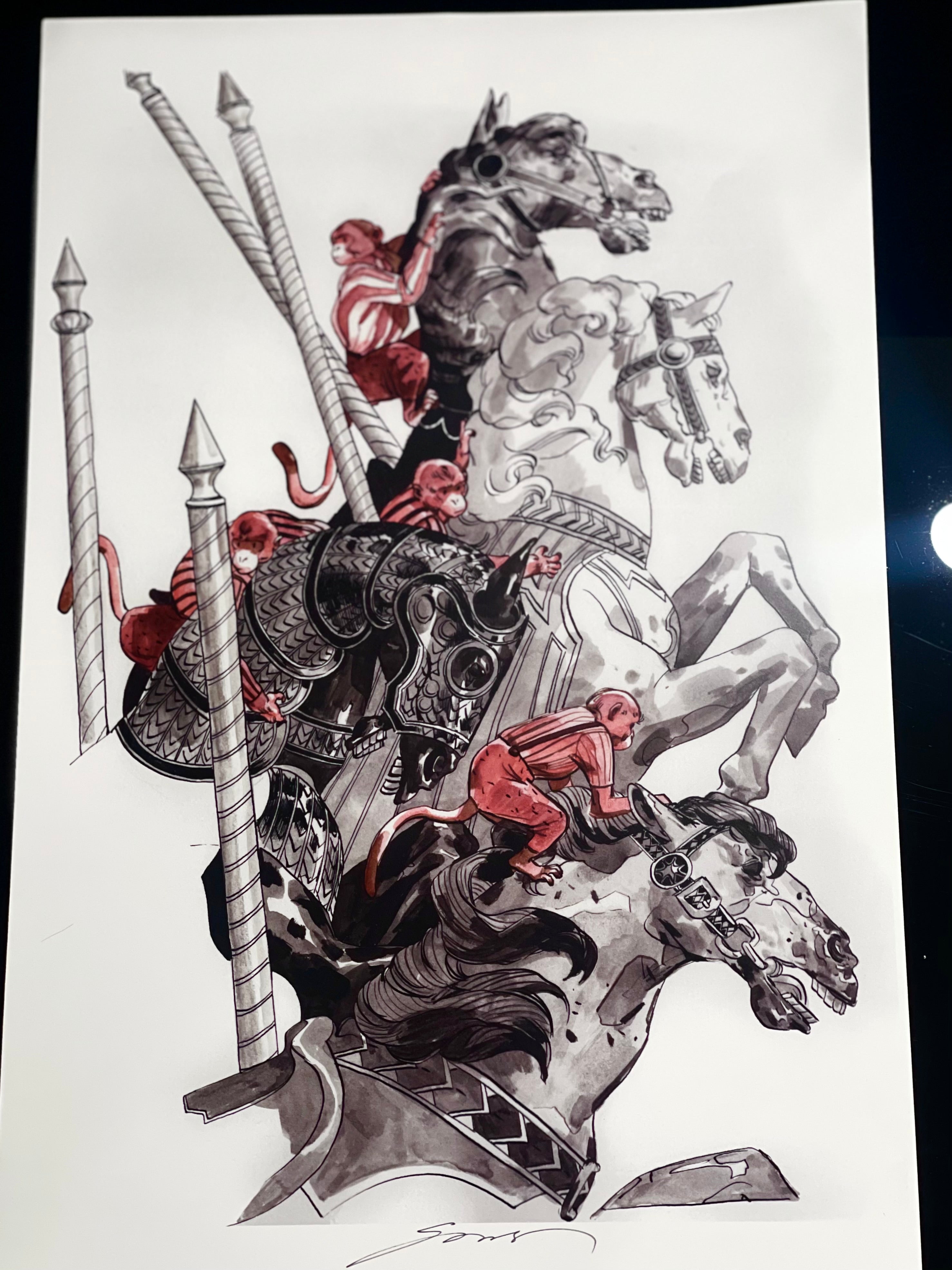 Cavalcade print